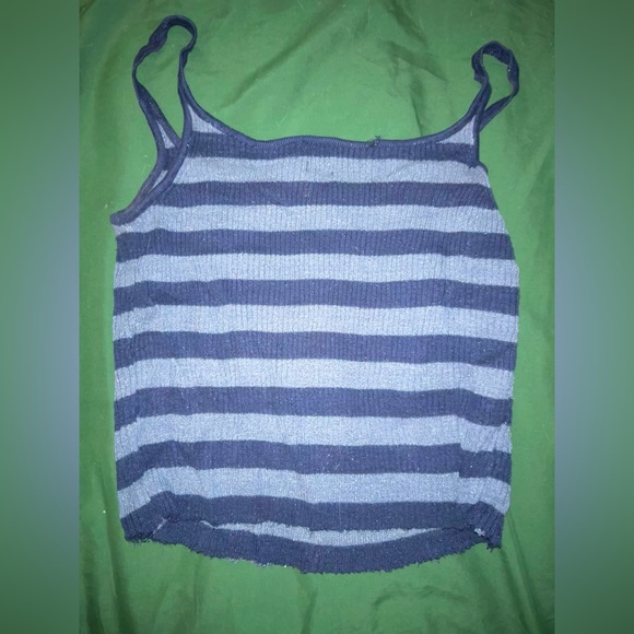 Sparkly light and dark blue cropped tank -GAP - Picture 3 of 4